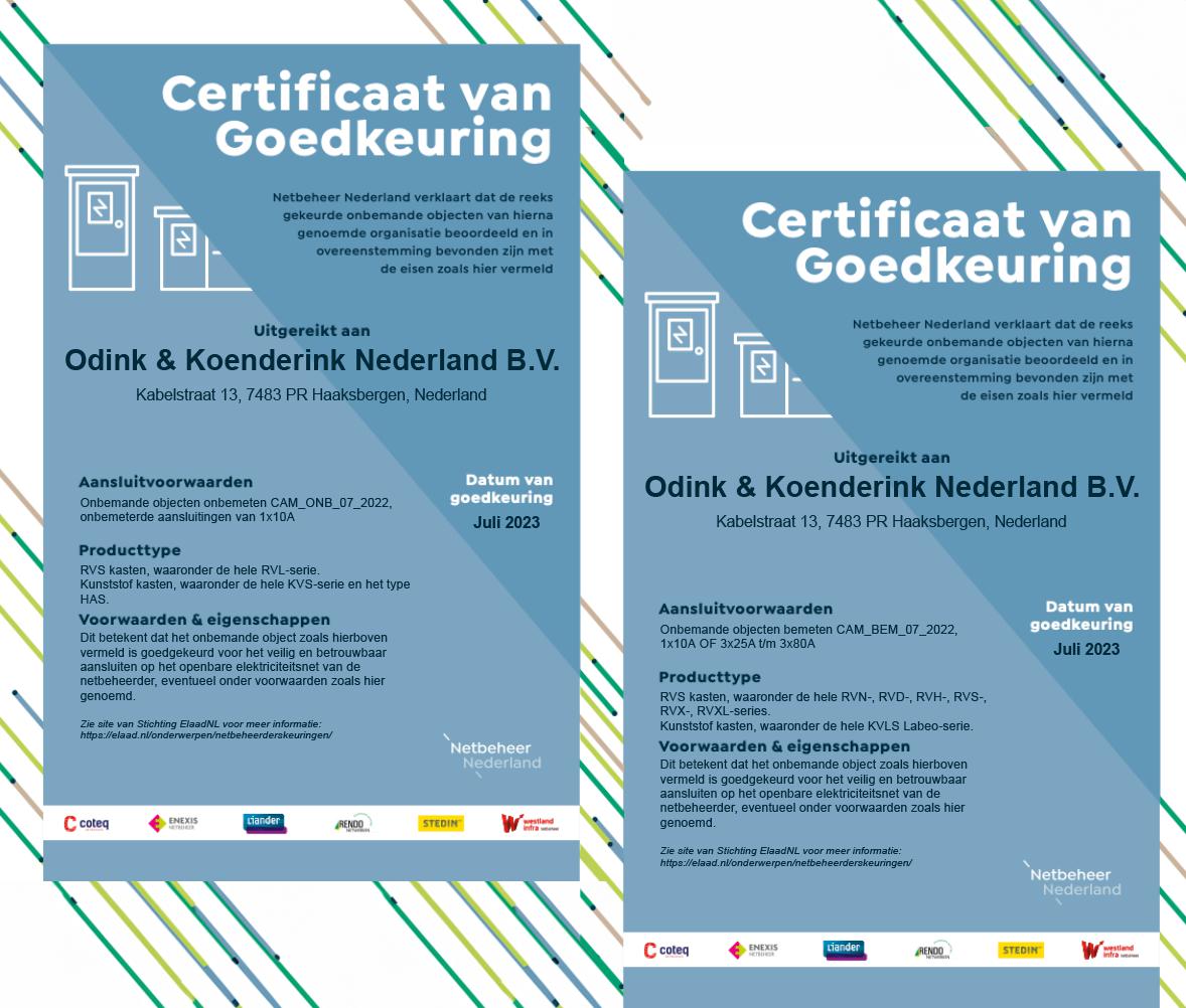 Certificaat van goedkeuring